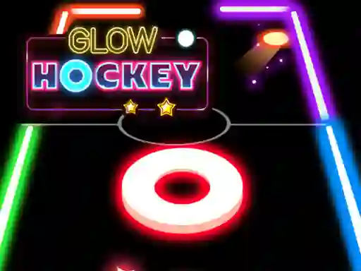 Glow Hockey เกมออนไลน์