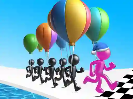 Ballon Race 3D เกมออนไลน์