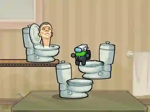 Impostor Jump Skibidi Toilet เกมออนไลน์