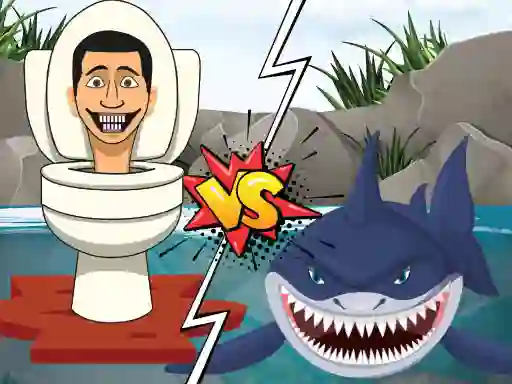 Hungry Shark Vs Skibidi เกมออนไลน์