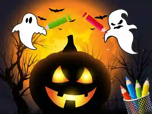 Scary Party Coloring เกมออนไลน์