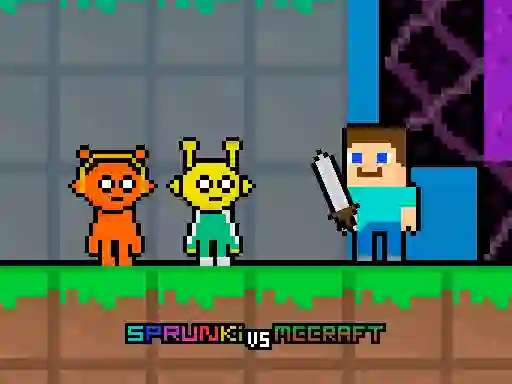 Sprunki vs MCCraft เกมออนไลน์