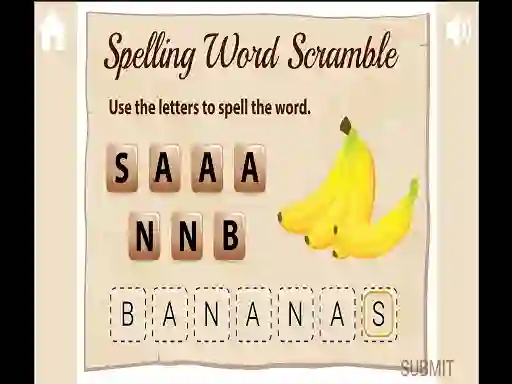 Spelling Word Scramble เกมออนไลน์