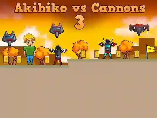Akihiko vs Cannons 3 เกมออนไลน์