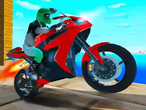 Port Bike Stunt เกมออนไลน์