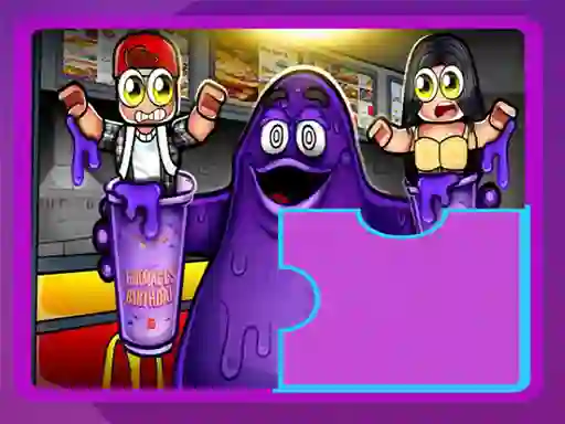 Grimace Shake Puzzle เกมออนไลน์