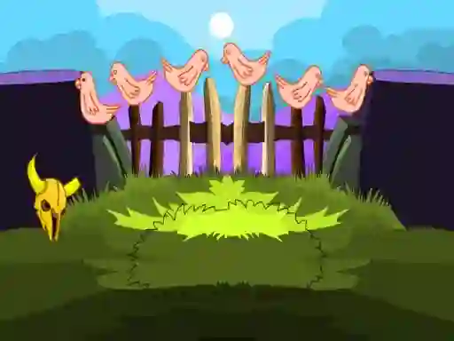 Skull Forest Escape เกมออนไลน์