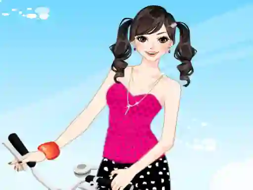 Bicycle Girl Dressup เกมออนไลน์