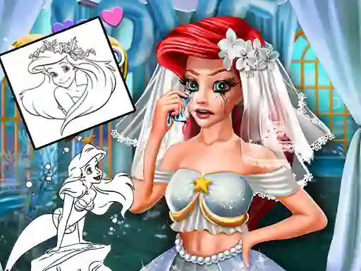 Coloring Book for Ariel Mermaid เกมออนไลน์