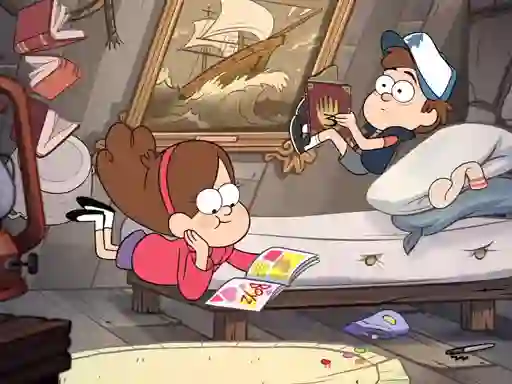 Gravity Falls Slide เกมออนไลน์