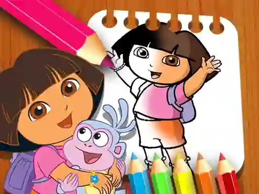 Dora the Explorer the Coloring Book เกมออนไลน์
