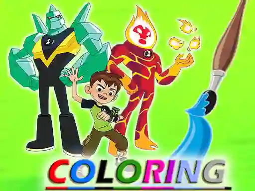 Ben 10 Coloring เกมออนไลน์