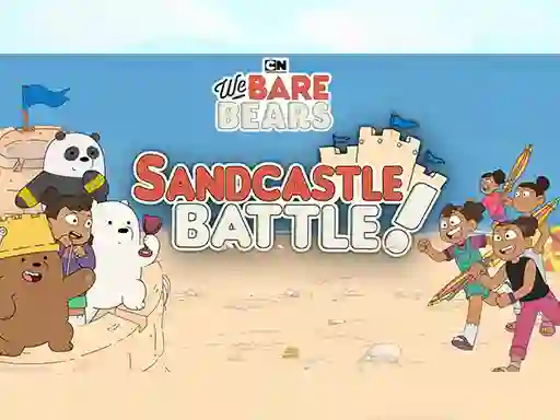 Sandcastle Battle! We Bare Bears เกมออนไลน์