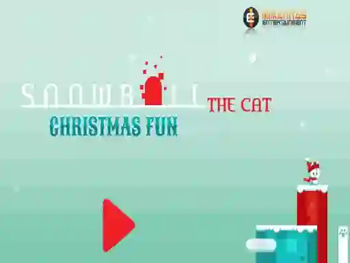 Snowball The Cat Christmas Fun เกมออนไลน์