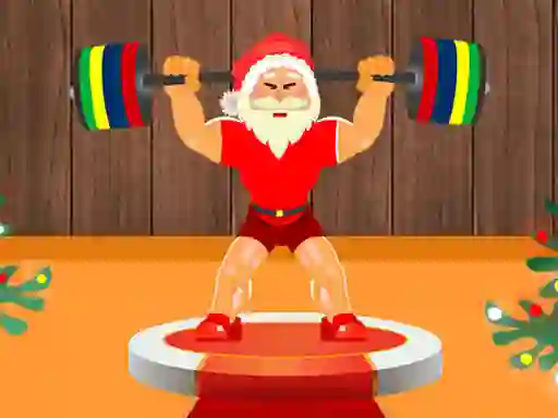 Santa Claus Weightlifter เกมออนไลน์