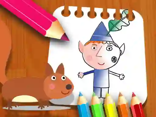 Ben Hollys Coloring Book เกมออนไลน์