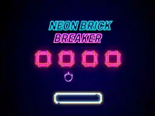 Neon Brick Breaker เกมออนไลน์