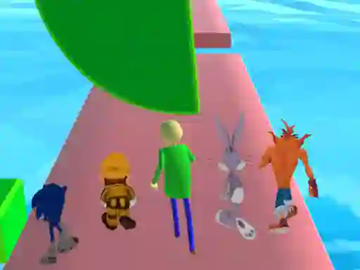 Fun Race 3D baldi's basics เกมออนไลน์