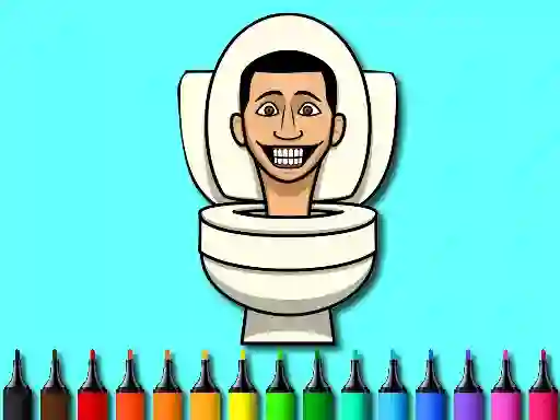Color Skibidi Toilet เกมออนไลน์