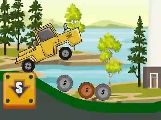 Hill Climb Tractor 2D เกมออนไลน์