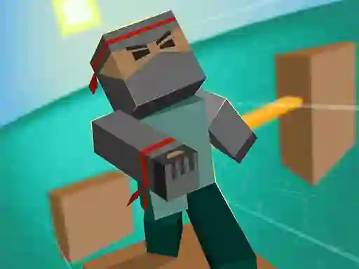Blocky Parkour Ninja เกมออนไลน์