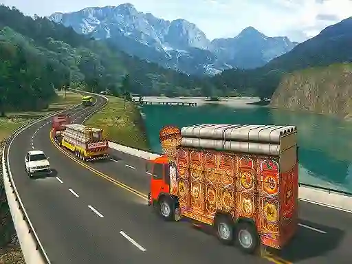 Indian Cargo Truck Gwadar Port Game เกมออนไลน์
