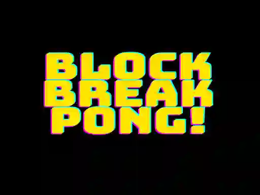 Block break pong! เกมออนไลน์