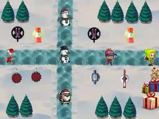 Christmas Defense เกมออนไลน์