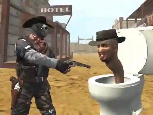 Cowboy vs Skibidi Toilets เกมออนไลน์