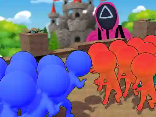 Squid Game Crowd Pusher เกมออนไลน์