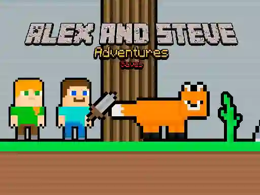 Alex and Steve Adventures Saves เกมออนไลน์