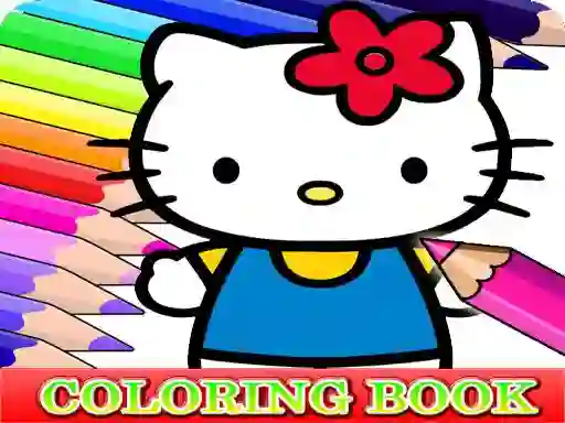 Coloring Book for Hello Kitty เกมออนไลน์