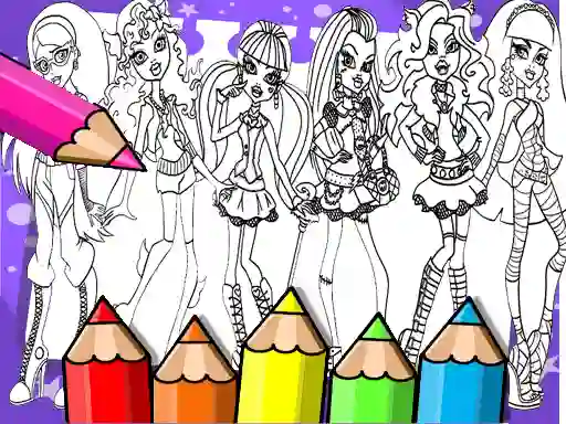 Monster High Coloring Book เกมออนไลน์