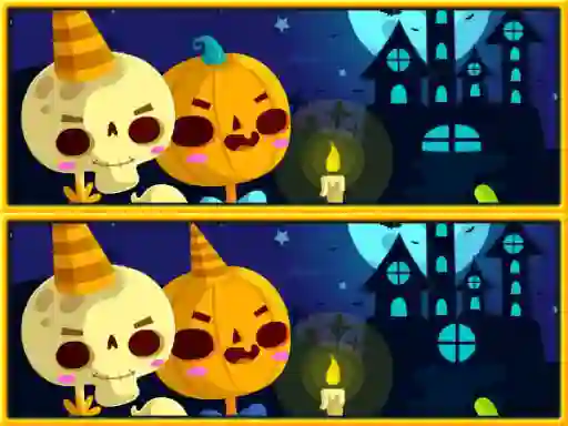 Find Differences Halloween เกมออนไลน์