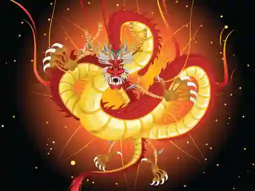 Chinese Dragons Coloring เกมออนไลน์