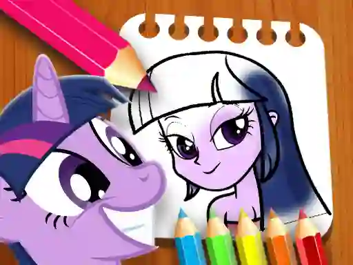 Equestria Girls Coloring Book เกมออนไลน์