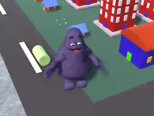 Grimace Shake City Chaos เกมออนไลน์