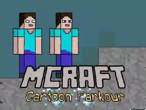 Mcraft Cartoon Parkour เกมออนไลน์