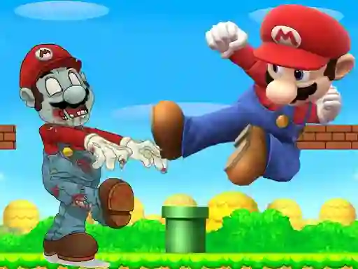 Super Mario vs Zombies เกมออนไลน์