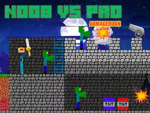 Noob vs Pro Armageddon เกมออนไลน์