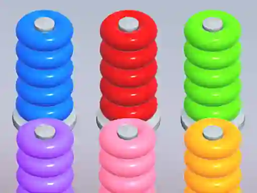 Color Ring Sort เกมออนไลน์