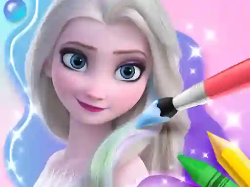 Coloring Book For Elsa เกมออนไลน์