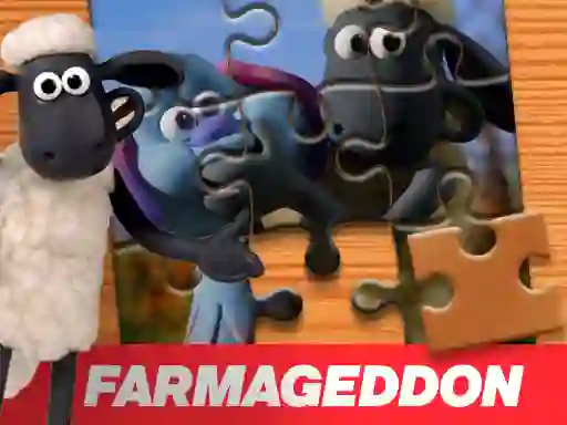  A Shaun the Sheep Movie Farmageddon Jigsaw Puzzle เกมออนไลน์