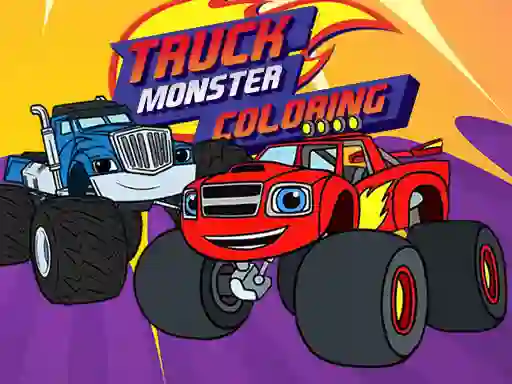 Baze and the monster machines Coloring Book เกมออนไลน์