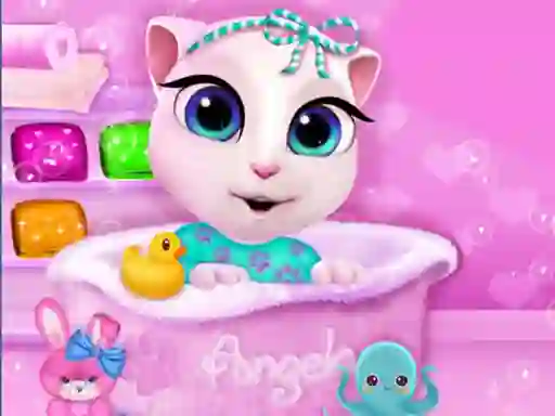 Baby Angela Bathing Time เกมออนไลน์