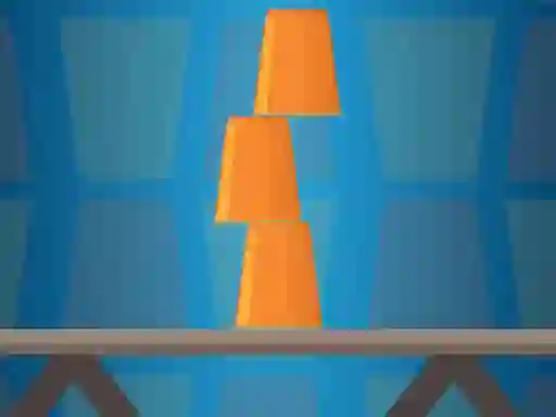 Cups Tower Builder เกมออนไลน์