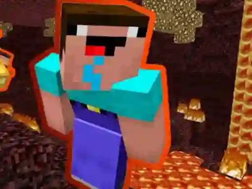 Noob Parkour: Nether เกมออนไลน์