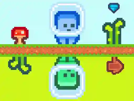 Two Aliens Adventure เกมออนไลน์