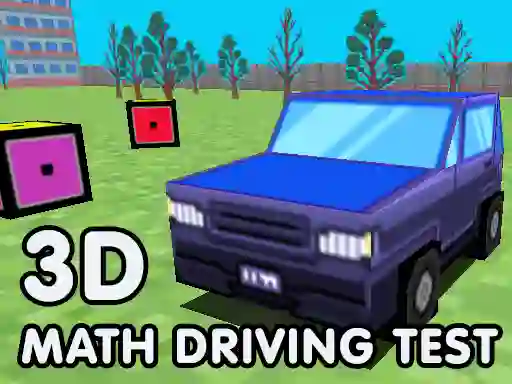 3D Math Driving Test เกมออนไลน์