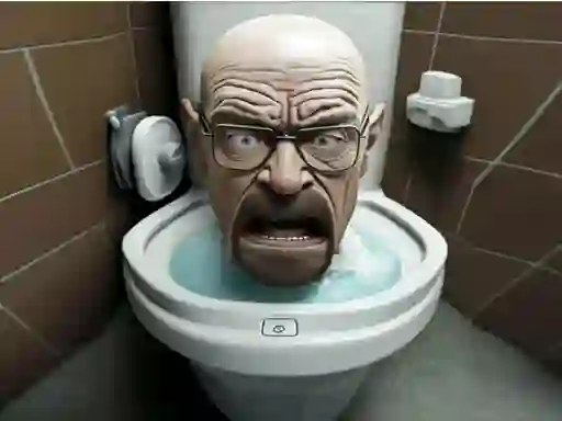 Funny Skibidi Toilet Face เกมออนไลน์
